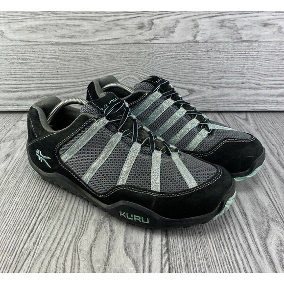 KURU Shoes Womens Kuru Chicane Blackaqua Glitter Plantar Fasciitis